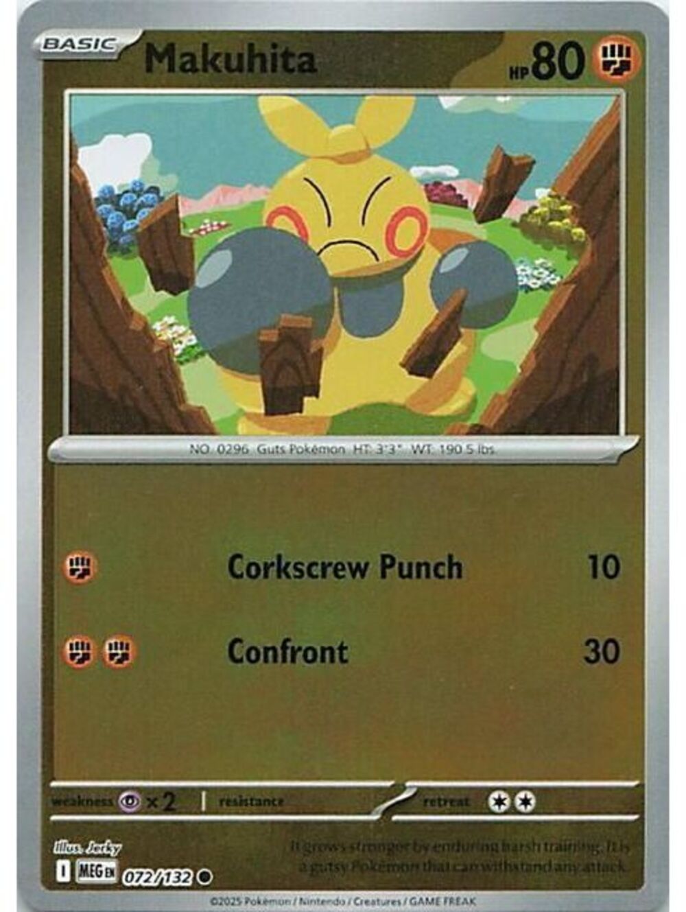 Pokemon TCG 2025 Makuhita LP MEG